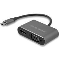 Adaptador Usb-c A VGA Y HDMI - 2en1 - 4k 30hz - Gris Espacial - Adaptador De Video Externo USB Tipo C - Startech.com Mod. Cdp2hdvga Startech.com