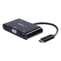 Adaptador Multifuncin De Viajes Usb-c A VGA Con Entrega De Potencia Power Delivery Y Puerto Usb-a - Mini Docking Station - Startech.com Mod. Cdp2vgauacp Startech.com