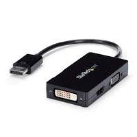 Adaptador De Video Displayport A VGA Dvi O HDMI - Convertidor A/v 3 En 1 Para Viajes - 1080p - 1920x1200 - Startech.com Mod. Dp2vgdvhd Startech.com