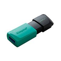 Memoria Flash USB Kingston Data Traveler Exodia M 256gb Gen 1 3.2 Gen 1 C/tapa Mvil Negro Verde Ocean Dtxm/256gb Kingston