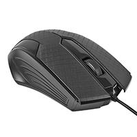 Mouse Alambrico Optico 1200 Dpi Conector USB WIN Xp/vista/7/8/10/11/mac Os X Easy Line By Perfect Choice - Negro Perfect choice