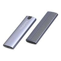 Carcasa Enclosure Quaroni Para M.2 NVME / Compatibilidad 2280 / Cable USB C / Aluminio Quaroni