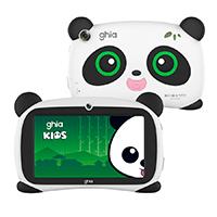 Tablet Kids /a333 Pentacore/ 7 Pulg IPS /4gb Ram/64gb /usb C/2cam/wifi/bluetooth/2500mah/android 15 /panda Ojos Verdes Ghia