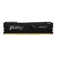 Memoria RAM Kingston Dimm DDR4 16gb 3200mt/s Fury Beast Black Xmp Cl16 288pin 1.35v C/disipador De Calor P/pc/gamer/alto Rendimiento Kf432c16bb/16 Kingston