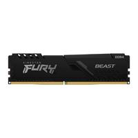 Memoria RAM Kingston Dimm DDR4 32gb 3200mt/s Fury Beast Black Xmp Cl16 288pin 1.35v C/disipador De Calor P/pc/gamer/alto Rendimiento Kf432c16bb/32 Kingston