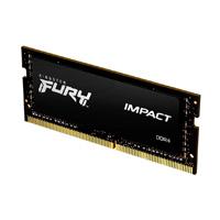Memoria RAM Kingston Sodimm DDR4 16gb 3200mt/s Fury Impact Black Cl20 260pin 1.2v C/difusor De Calor P/laptop Kf432s20ib/16 Kingston