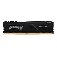 Memoria RAM Kingston Dimm DDR4 32gb 3600mt/s Fury Beast Black Xmp Cl18 288pin 1.35v C/disipador De Calor P/pc/gamer/alto Rendimiento Kf436c18bb/32 Kingston