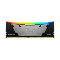 Memoria RAM Kingston Dimm DDR4 32gb 3600mt/s Fury Renegade Black Xmp Rgb Cl18 288pin 1.35v C/disipador De Calor P/pc/gamer/alto Rendimiento Kf436c18rb2a/32 Kingston