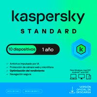 Esd Kaspersky Standard 10 Disp 1 Año