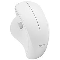 Mouse Inalambrico Ergonmico Scroll Lateral Quaroni 3 Scroll/receptor 2.4 Ghz/1200 Dpi/ptico/bajo Consumo/blanco Quaroni