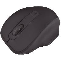 Mouse Optico Quaroni Inalambrico 4 Botones Color Negro Con Ajuste De Dpi 1600/1200/800 Quaroni