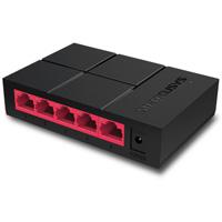 Switch | Mercusys| Ms105g |5 Puertos Rj45 Gigabit 10/100/1000 Mbps | No Administrable | Para Escritorio Tp link