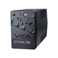 No Break UPS Vica Optima 750 750va/375w 6 Tomas Reguladas Y Respaldadas Nema 5-15r/rj11/45, 3 Años De Garantia Vica