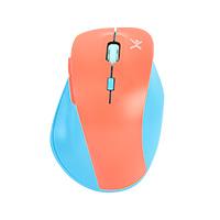 Mouse Inalambrico 1600 Dpi Ergonomico Silencioso Conector USB Perfect Choice Thumb - Azul/mamey Perfect choice