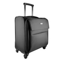 Maleta De Viaje Rotacion 360 Grados En Ruedas Con Trolley Y Compartimiento Para Laptop 15.6 Pulgadas Perfect Choice Prit - Negro Perfect choice