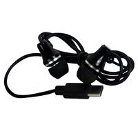 Audifonos Alambricos Conector Tipo C Perfect Choice Glissando - Negro Perfect choice