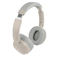 Audifonos On-ear Inalambricos Plegables Manos Libres Con Bt Perfect Choice Soundia - Taupe Perfect choice