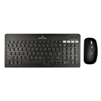 Kit De Teclado Y Mouse Regargable Inalambrico Negro Zebrary Perfect Choice Perfect choice