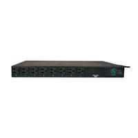 Pdu Tripp Lite Pdumh15at Monofásico Con Medidor Digital Con Switch De Transferencia Automática, 1.4kw, 2 Entradas 5-15p Garantía Limitada Por 2 Años Tripp-lite