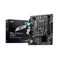 MB Msi B760 Intel S-1700 14a/13a/12a Gen/2x DDR4 4800/hdmi/m.2/4x Usb3.2/matx/gama Media Msi oem