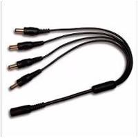 Divisor De Energia Saxxon / Tipo Pulpo/ 4 Conectores Macho/ 2.1mm/ 1 Conector Hembra Dahua