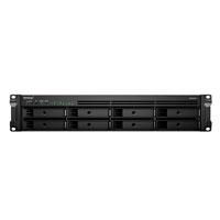 Nas Synology Rs1221+ /8 Bahias Expan Hasta 12 Con Unidad De Expansin/rack 2u/nucleo Cuadruple 2.2ghz/ Amd Ryzen V1500b /4gb DDR4 Ampliabe A 32gb/lan Gigabit X4/usb 3.2 X2/ Hot-swap/hasta 128 TB Synology