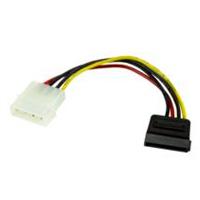 Adaptador De 15cm De Largo De Alimentacion Lp4 A SATA - 1x Lp4 Macho - 1x SATA De Poder 15 Pines - Startech.com Mod. Satapowadap Startech.com