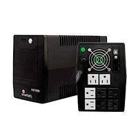 No-break Interactivo Smartbitt Sbnb1800 1800va/900w, Clavija Nema 5-15p, 8 Contactos, Tipo Nema 5-15r, 4 Con Respaldo De Bateras, Regulacion Y Supresion De Picos Y 4 Con Regulacion Rj11 Y USB Smartbitt