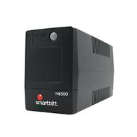 No Break Interactivo Smartbitt Sbnb500 500va / 250w, Clavija Nema 5-15p, 4 Contactos, Tipo Nema 5-15r, Todos Con Respaldo De Baterias, Regulacion Y Supresion De Picos. Smartbitt