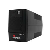 No-break Interactivo Smartbitt Sbnb750 750 Va / 375 W, Clavija Nema 5-15p, 6 Contactos, Tipo Nema 5-15r, Todos Con Respaldo De Baterias, Regulacion Y Supresion De Picos. Smartbitt