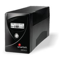 No-break Interactivo Smartbitt Sbnb900lcd 900va/450w, Clavija Nema 5-15p, 6 Contactos Tipo Nema 5-15r Con Respaldo De Baterias, Regulacion Y Supresion De Picos, Puerto USB Y LCD Smartbitt