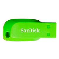 Memoria Sandisk 16gb USB 2.0 Cruzer Blade Z50 Electric Green Sdcz50c-016g-b35ge Sandisk
