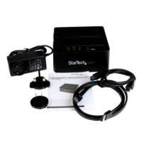 Base Clonadora Dock Station USB 3.0 Y Esata Copiadora De Unidades De Disco SATA 6gbps De 2.5 Y 3.5 Pulgadas - Clonador Autonomo - Startech.com Mod. Sdock2u33re Startech.com