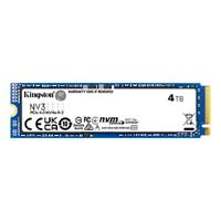 Unidad De Estado Solido Kingston Interno Snv3s Nv3 4tb M.2 2280 NVME PCIE Gen 4x4 Lect.6000/escrit.5000 Mb/s Pc/laptop/mini Pc Snv3s/4000g Kingston