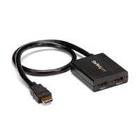 Splitter HDMI De 2 Puertos - Divisor De Video HDMI De 2 Puertos - Splitter HDMI 4k 30hz De 2x1 Alimentado Por USB - Startech.com Mod. St122hd4ku Startech.com