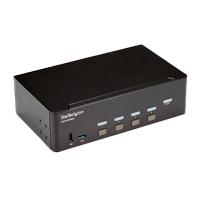 Switch Conmutador Kvm De 4 Puertos HDMI - 4k De 30hz - De Pantalla Doble - Startech.com Mod. Sv431dhd4ku Startech.com