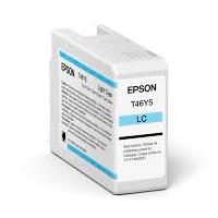 Cartucho Epson Modelo T46y Cyan Light, Para Plotter P900 (50 Ml)