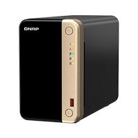 Nas Qnap Ts-264-8g /2 Bahias Nucleo Cuadruple Hasta 2.9 Ghz, 8 GB En Ram, /2 LAN 2,5 Gbe/usb 3.2 X2/sata/hot-swap/ Sin Discos/ HDMI 2.0/ Hasta 40 Tb/ Celeron N5095 Qnap