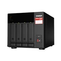 Nas Qnap Ts-473a-8g/ 4 Bahias Nucleo Cuadruple Hasta 2.7 GHZ Amd Ryzen 8gb DDR4 So-dimm/2 Pto 2,5 Gbe / 1 Pto 10gbe/ USB 3.2x3/ Hotswap/sata/hasta 72tb/ No Incluye Discos Qnap