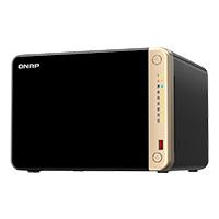 Nas Qnap Ts-664-8g / Torre / 6 Bahias / Celeron N5095 Nucleo Cuadruple 2.9 GHZ /8gb RAM DDR4 / LAN 2,5gbe X2 / USB 3.2 X2 / HDMI / Hot Swap / Soportea M.2 2280 /no Incluye Discos Qnap