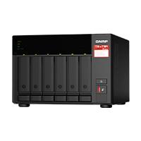 Nas Qnap Ts-673a-8g /6 Bahias /ncleo Cuadruple 2.2ghz/8gb DDR4 Ampliables A 64 Gb/lan 2,5gbe X2/usb 3.2 X2/hot Swap/ Soporta M.2 2280/ No Incluye Discos Qnap