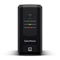 No Break Cyberpower (ut1000gu) 1000va / 500w, Interactivo, Indicadores Led, 8 Nema 5-15r 4 Respaldo / 4 Supresión Y Regulación, Torre, Puerto Usb, Green Power, 2 Años En Equipo, 1 Año En Batería. Cyberpower
