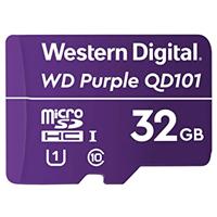 Memoria Wd Purple Sc Qd101 Micro Sdhc 32gb Videovigilancia 24/7 Clase 10 U1 Lect 50mb/s Esc 40mb/s Wdd032g1p0c Sandisk